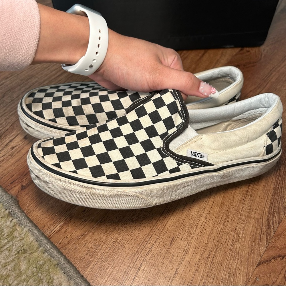 *SOLD* Checkered Vans Women's 9 Men's 7.5